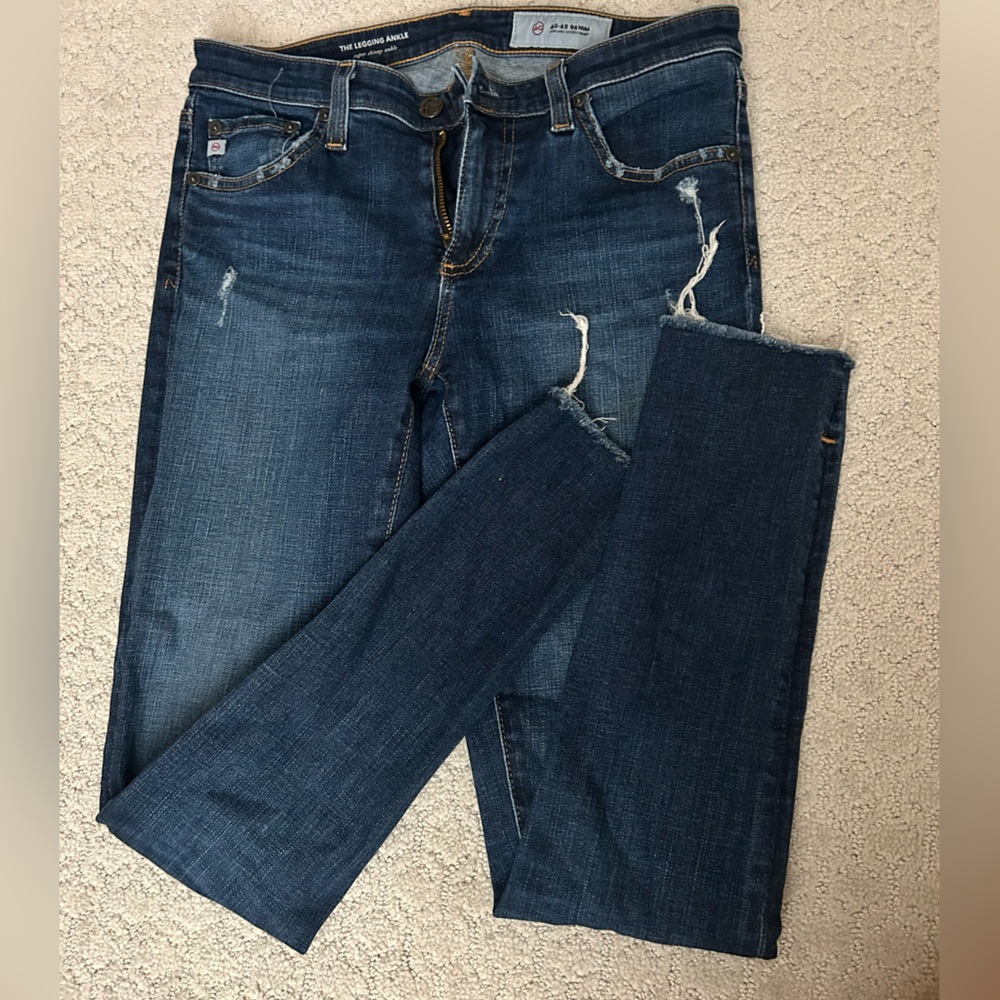 AG Denim The Legging Ankle Denim, size 27